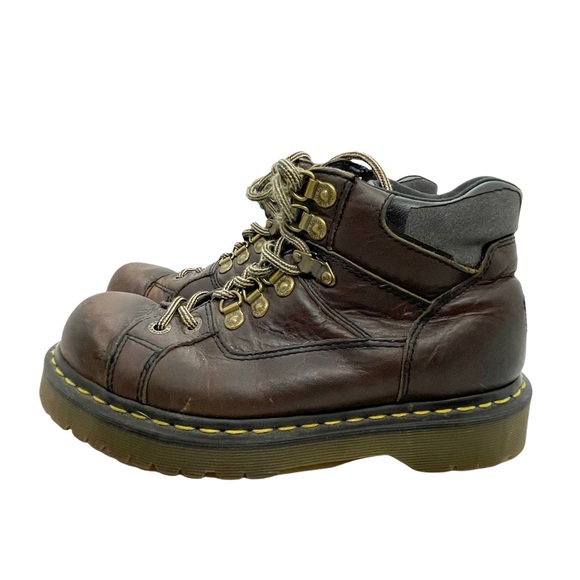 Dr. Martens Shoes - Dr Martens DM'S Brown Leather Ankle Boot 11302 Womens 8 Mens 7